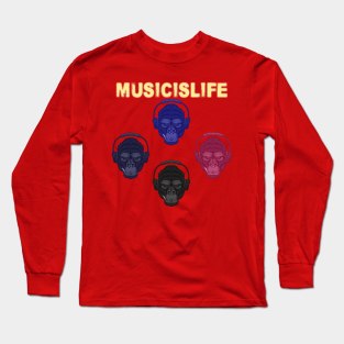 Music is Life Long Sleeve T-Shirt